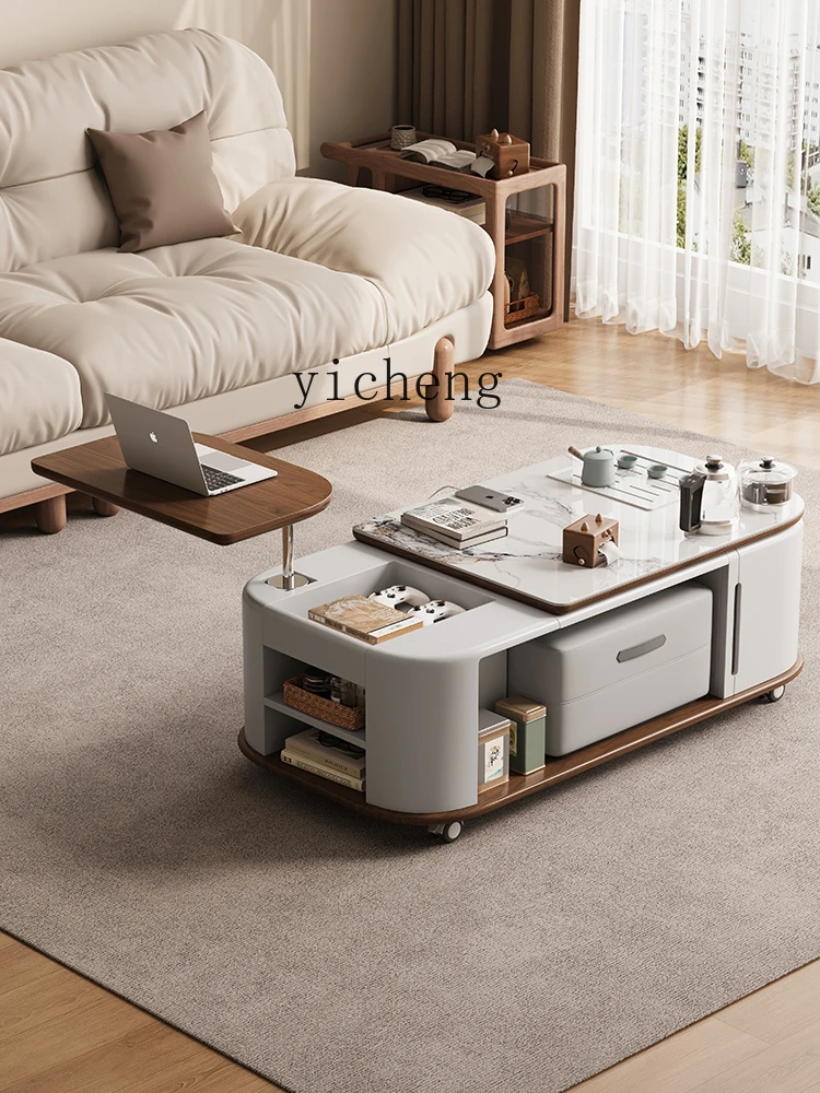 Xl Coffee Table Living Room Movable Lifting Coffee Table Tea Making Integrated Small Tea Table