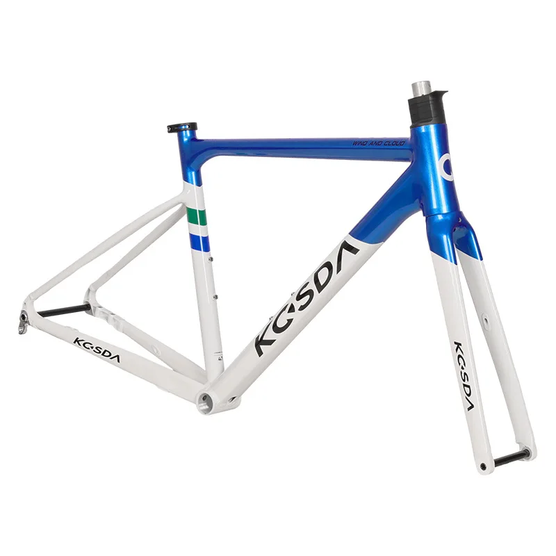 دراجة الطريق الكربون تقليد التربة تجديد لحام مسطح دون حبة لحام عملية اللوحة المتقدمة إطار سبائك الألومنيوم #5