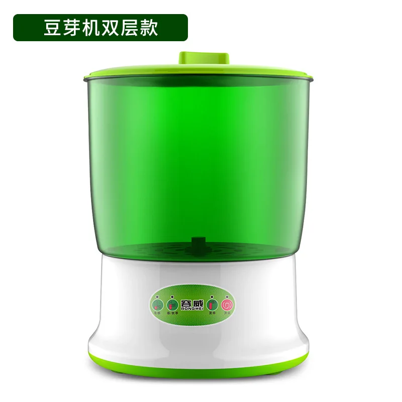 Macchina per germogli di fagioli macchina automatica per uso domestico macchina per denti di fagioli di grande capacità soia grezza germogli di fagioli verdi serbatoio di germogli di vaso