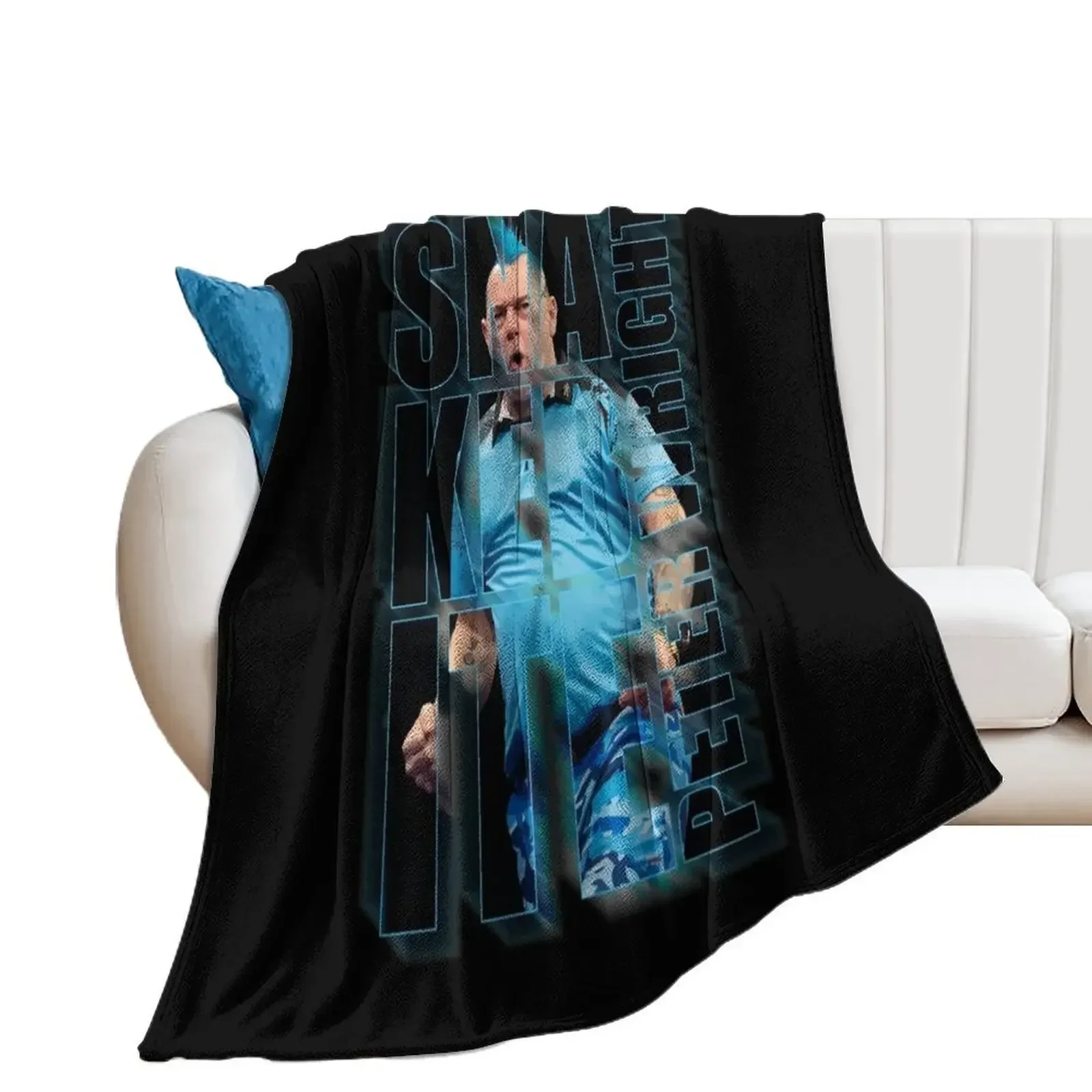 Crazy Legend Peter Wright darts Throw Blanket Summer Beddings Shaggy Personalized Gift Blankets