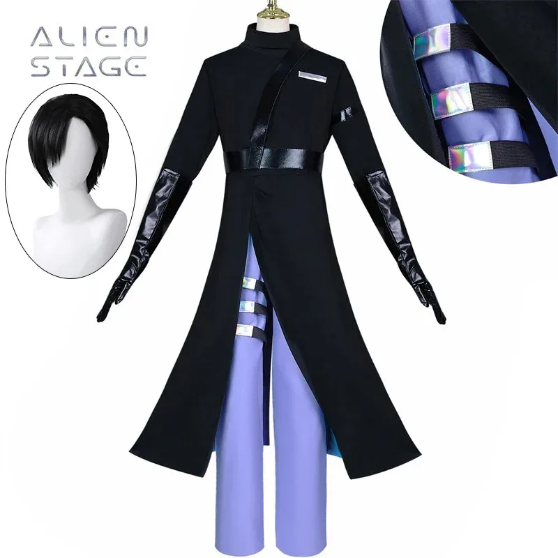 

Alien Stage Ivan Till Cosplay Costume Uniform Jacquard Fabric Chinese Style Halloween Anime Costumes for Women Game
