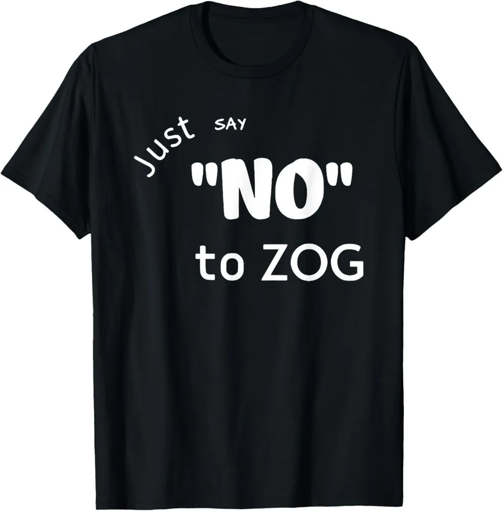 تي شيرت بغطاء للرأس من Just Say No To Zog.