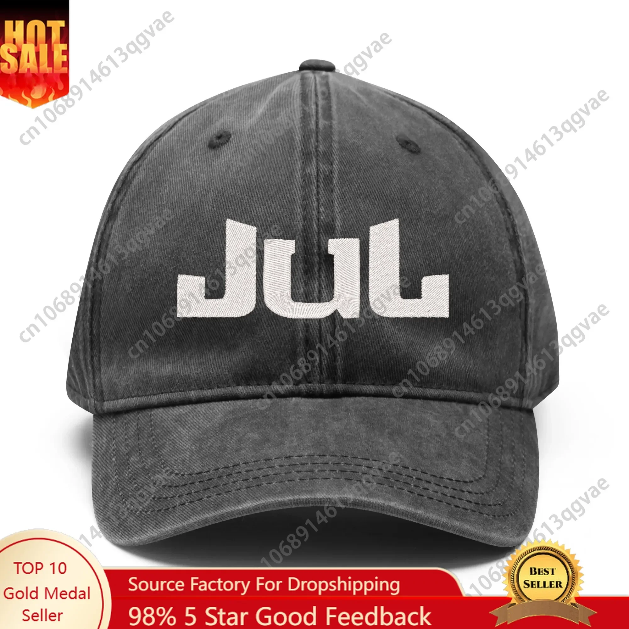 

Rapper JUL C'est Pas Des Lol Embroidery Hats Mens Womens Sports Baseball Hat Customized Cap Personalized Text Cowboy Trucker Cap