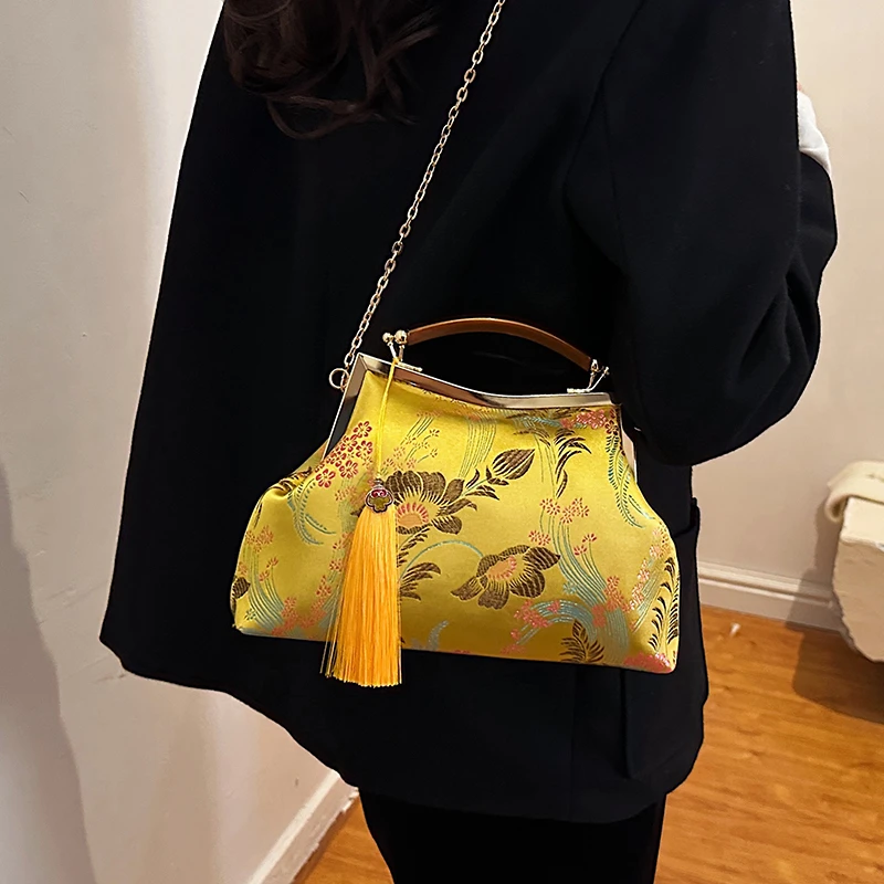 Bolsa de Mão Floral Vintage 20 - Vintage Fashion In Chinese avaliação e preço