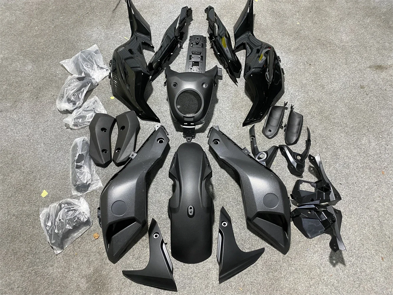 Motorcycle Fairing kit for Yamaha MT-07  2013 2014 2015 2016 years MT 07 13-16 Fairing Bright black Matte black