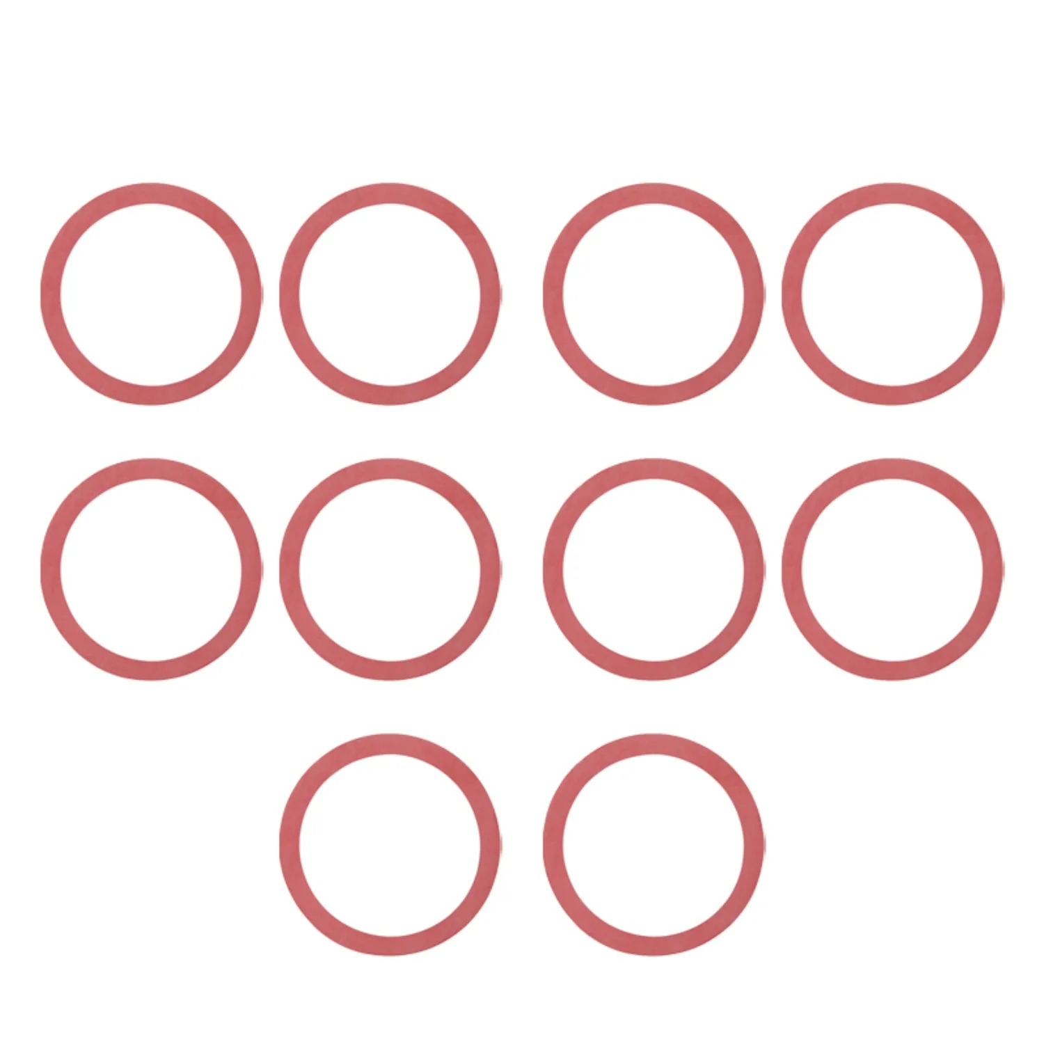 

Toilet Flush Valve Seal Gasket Replacement Parts Compatible with Kohler Red Color Silicone Material 10-Pack Tank