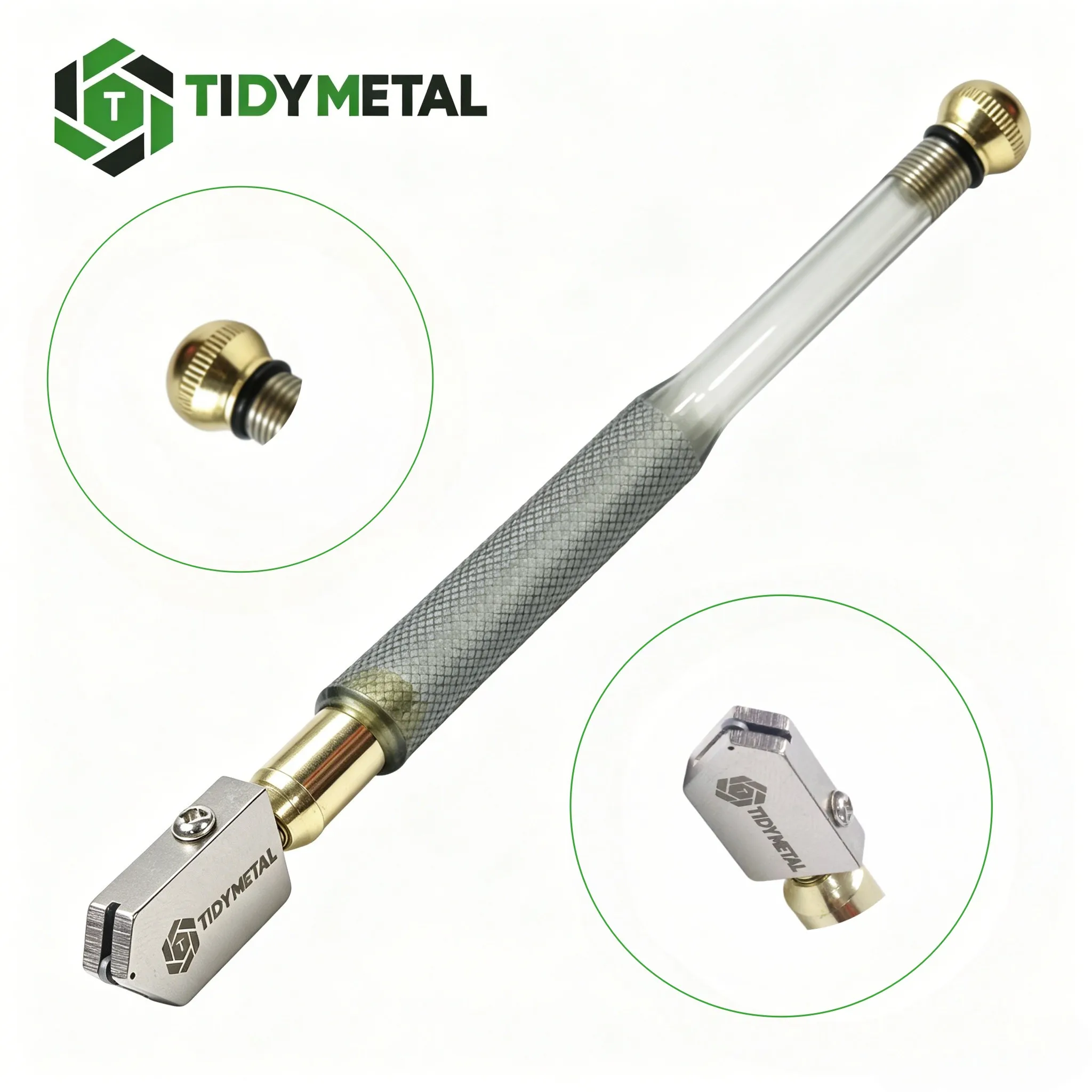 Handheld Glass Cutter Manual Glass Cut Machine Tool with Oil Injection for Home DIY Glass & Mirror Cutting 3-12mm Easy to Use