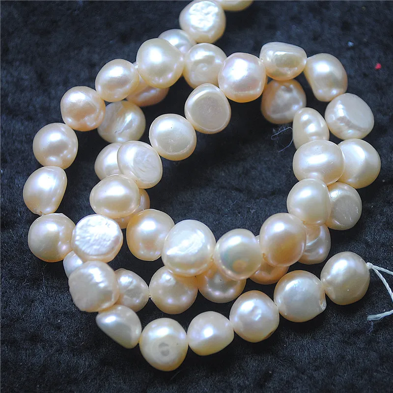 46PCS 8-9MM Natural Freshwater Pearl String Loose Beads For Women Bracelets Making Accessories Top Selling Good For Your