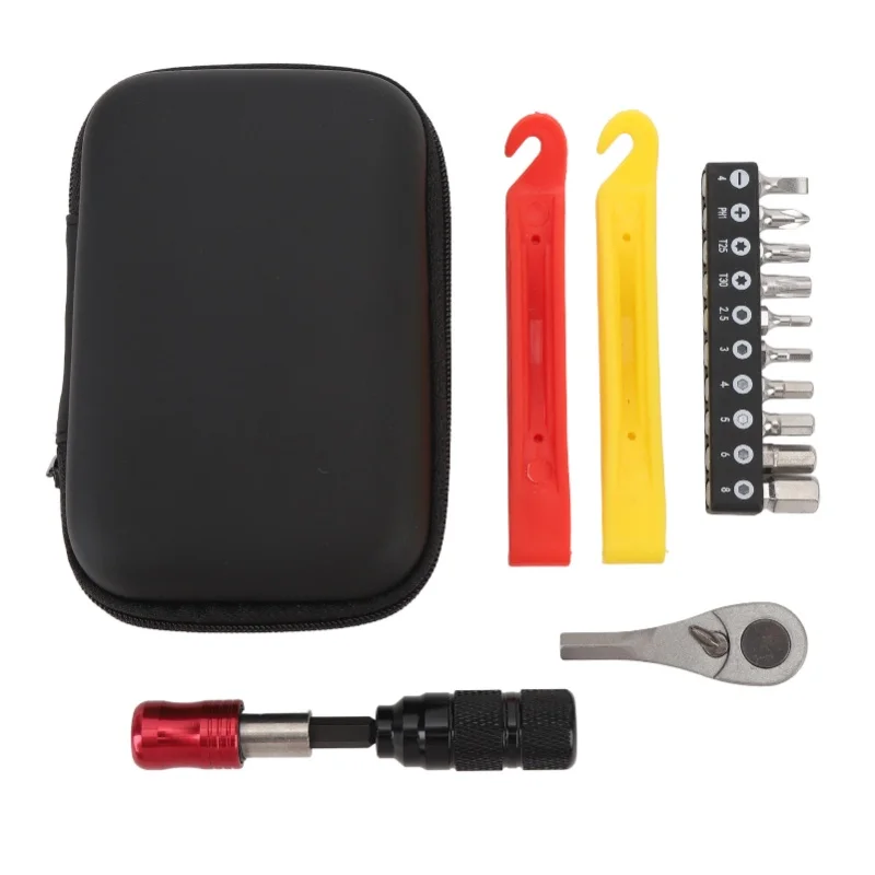 

Ratchet Socket Wrench Set 1/4in Aluminium Alloy Maintenance Repair Tool Equipment