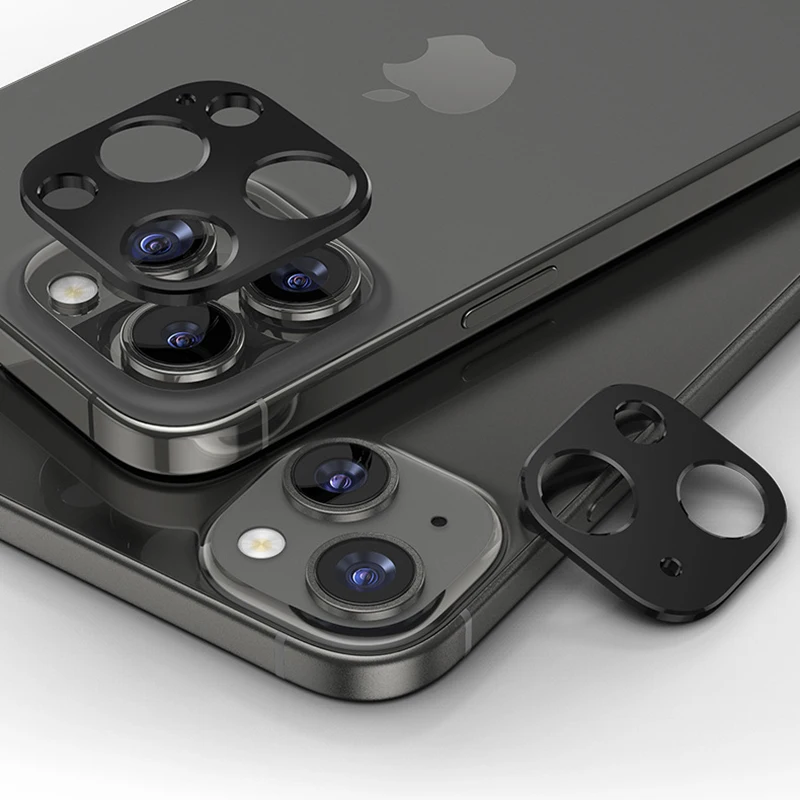 Aluminium Metall Rückfahr kamera Objektivs chutz für iPhone 15 Pro Max plus Objektiv abdeckung Displays chutz folie für iPhone 15Plus Objektiv Ring folie