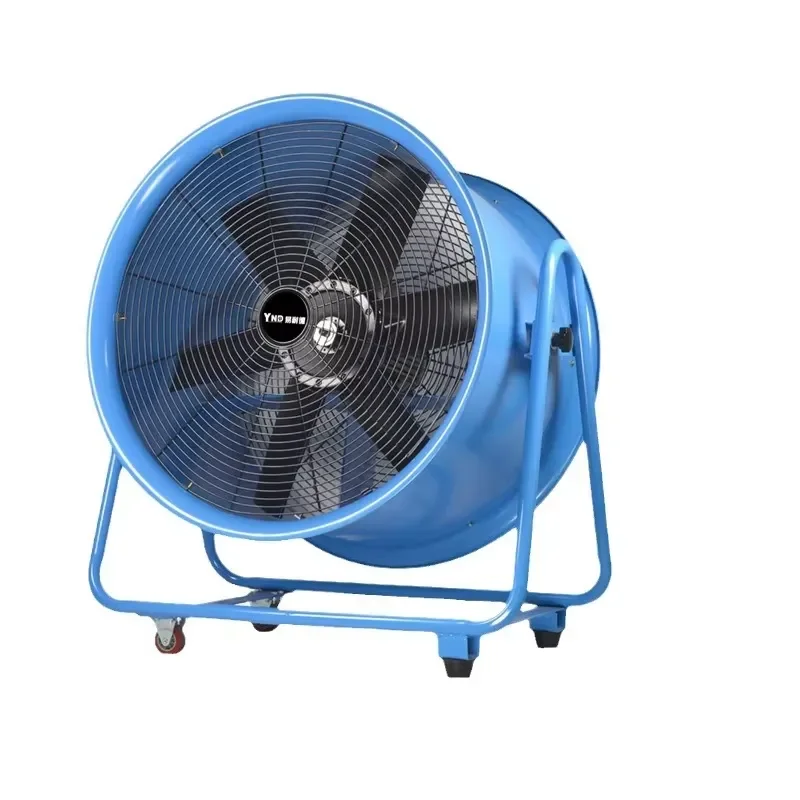 Industrial Axial Flow Blower 220V 380V Powerful Ducted Exhaust Fan High Air Volume Metal Housing for Workshop Warehouse