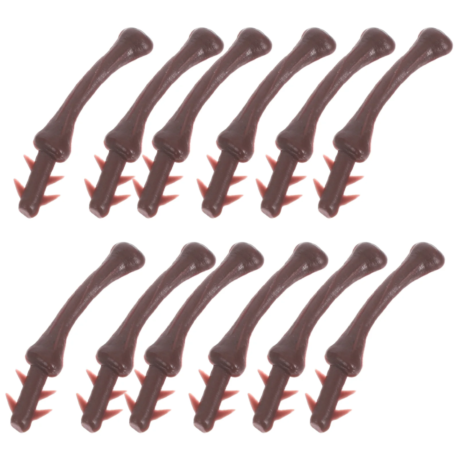 

100Pcs Plastic Stem for Fruits Artificial Fruit Stems Natural-Looking Fruit DIY Stems for Holiday Decorations Craft Projects