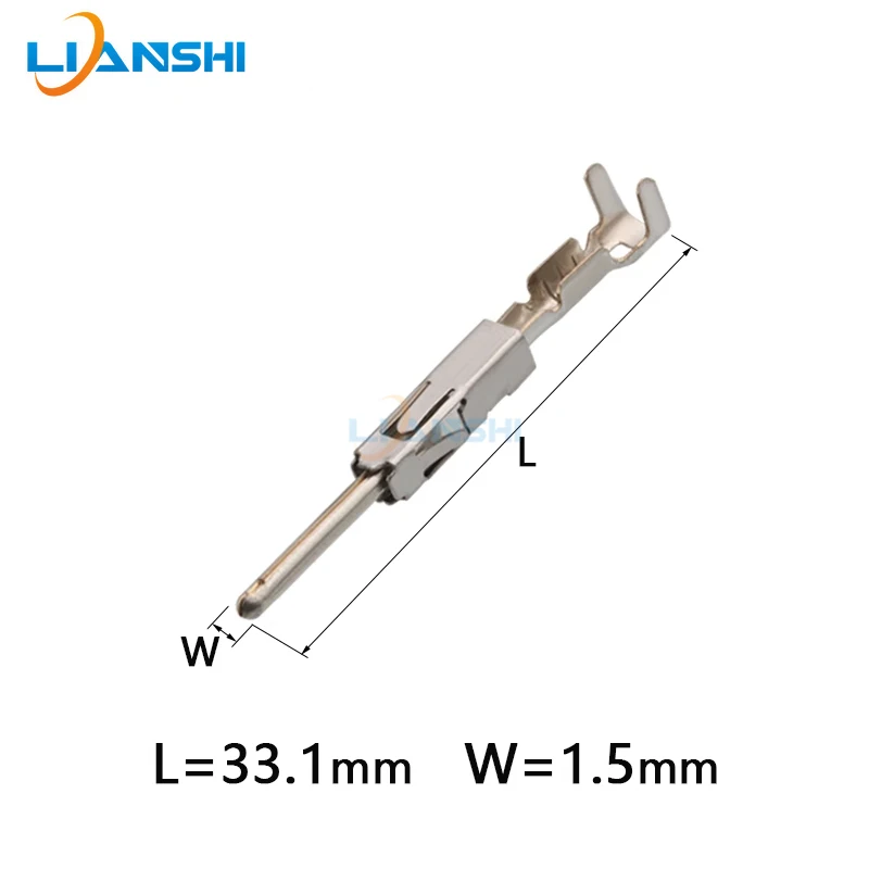 100pcs automotive connector square pin conversion pin DJ211F-1.5A