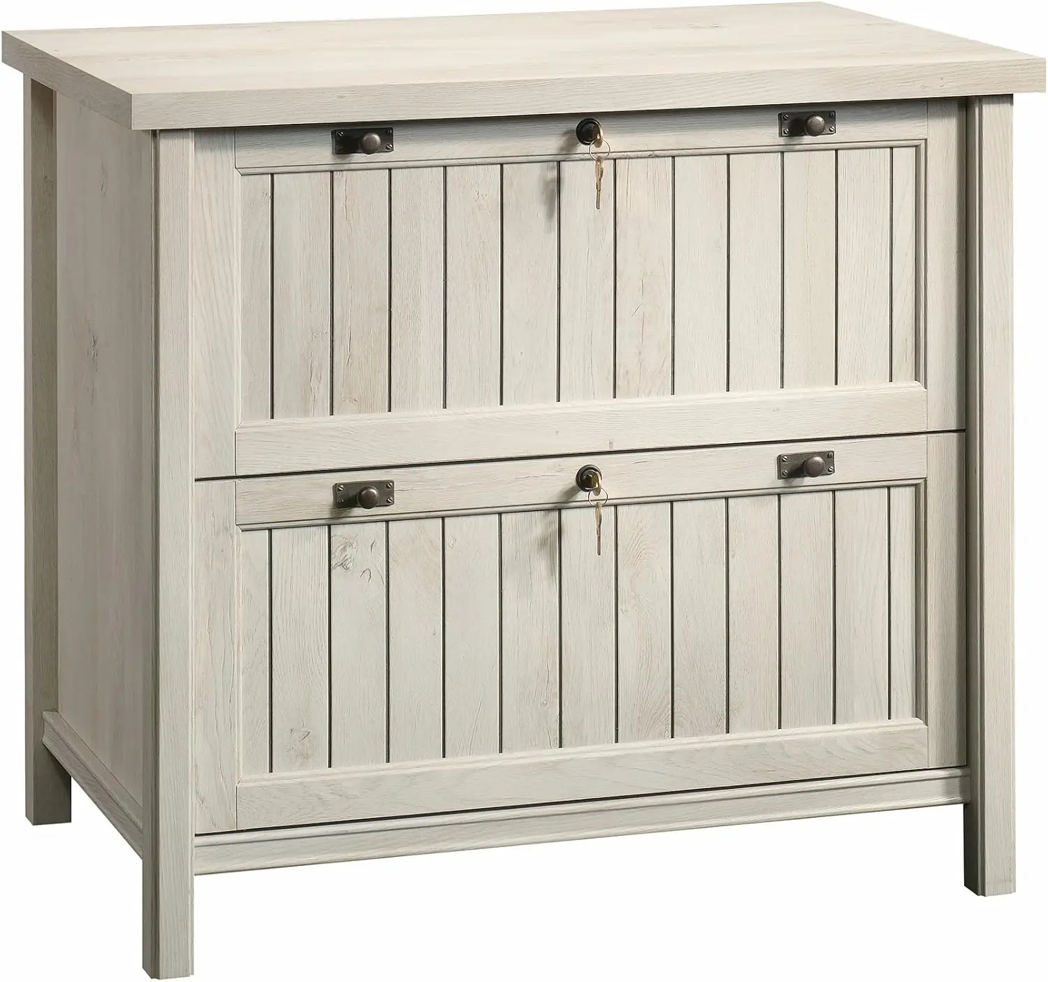 

Costa 2 Drawer Lateral File Cabinet with Lock for Home Office, in Chalked Chestnut