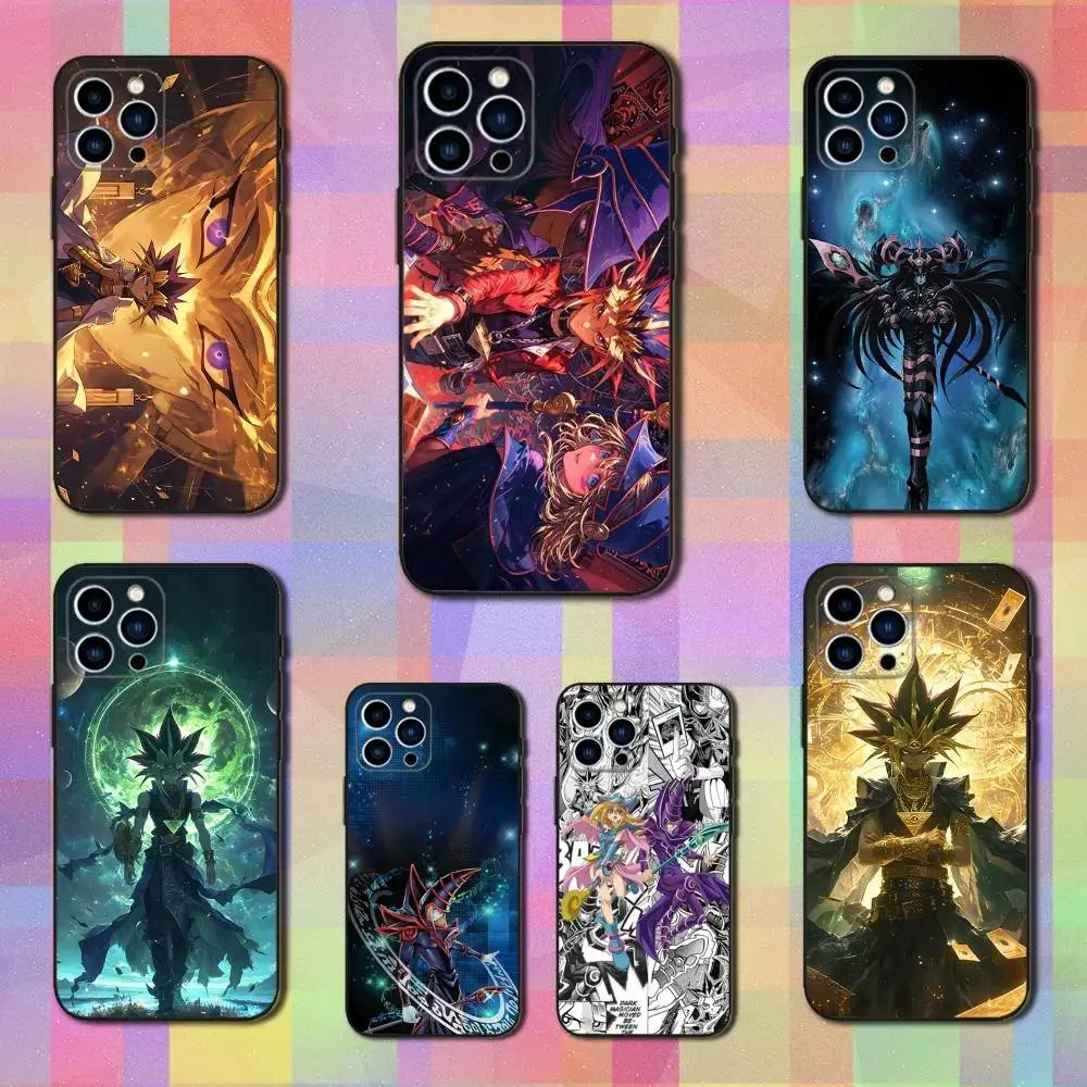 

Hot Cards Art YU GI OH Game Phone Case For iPhone 16,15,14,13,12,11 Plus,Pro Max,XS,X,XR,SE,Mini,8,7,Soft Silicone Black Cover