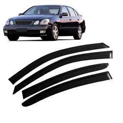 Window Visor for LEXUS GS S160 1998 1999 2000 2001 2002 2003 2004 Weathershied Door Visor Wind Sun Rain Guards Side Window Wind