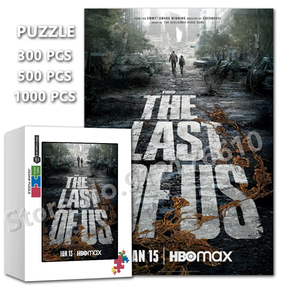 

Horror Movies Print Jigsaw Puzzles The Last of Us Game Video Decompression Interactive Puzzles for Adults Toys Gifts Home Decor