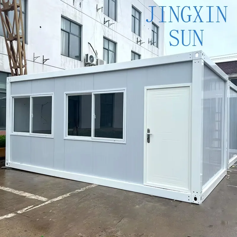Portable integrated mobile modular office mobile prefabricated container house requires custom size