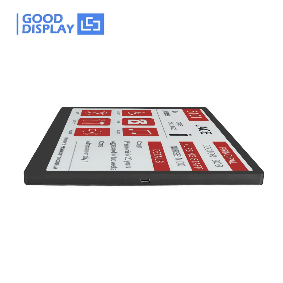 شاشة ورق إلكتروني كبيرة ثلاثية الألوان مقاس 13.3 بوصة - لافتات رقمية صديقة للبيئة وخالية من البطارية GDP133RW2/GDP133R2