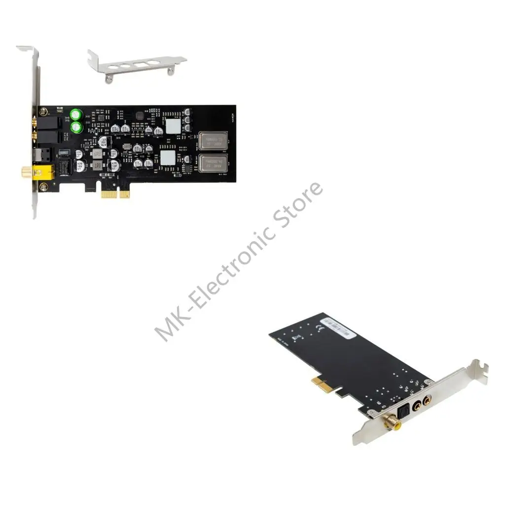 R2LF Digital Audios Converters With SPDIF Opticals Coaxial 48Khz 24Bit PCIe Sound Card
