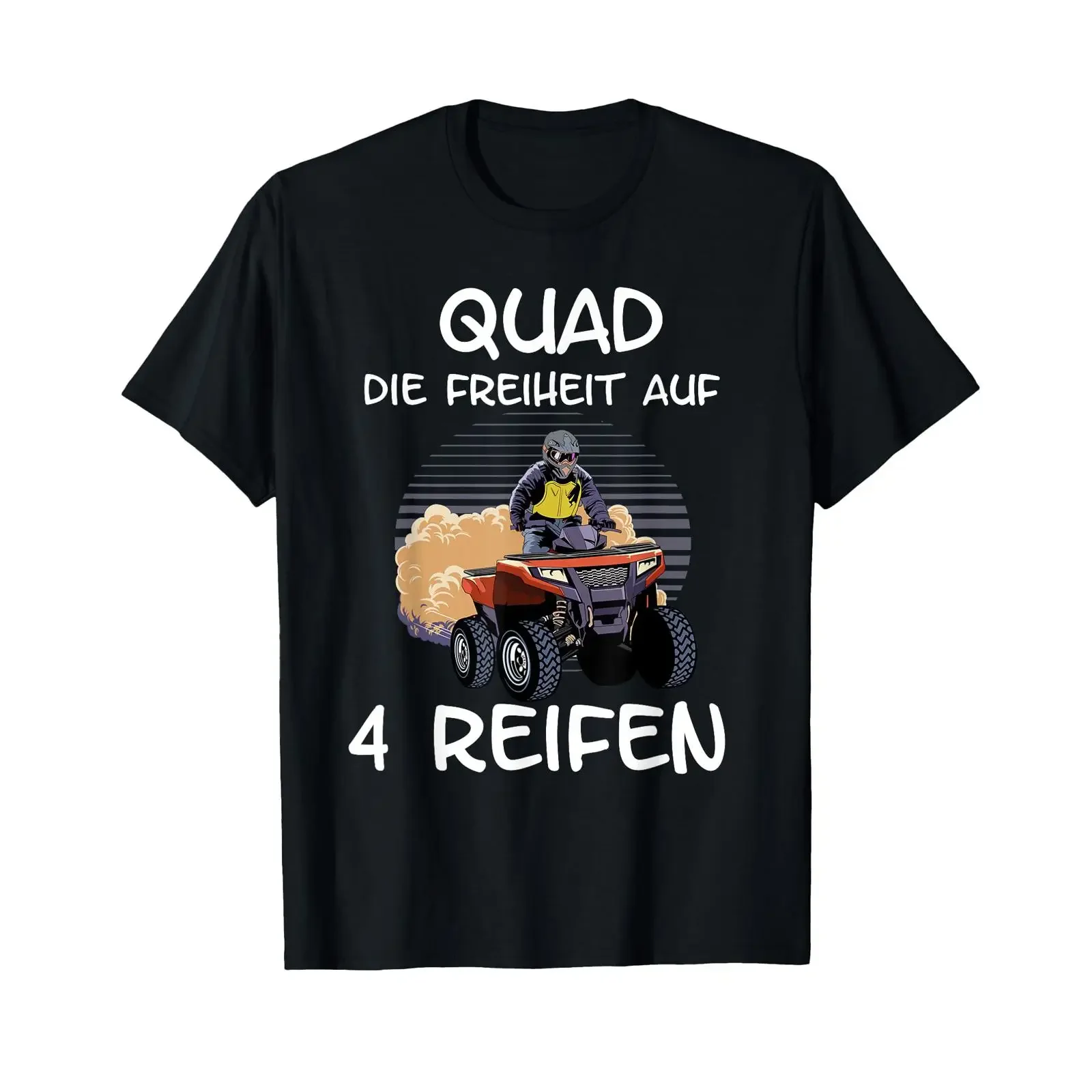ATV Offroad Quad Biker T Shirt vintage Washed fashion Breathable Unisex Slightly streetwear Stretched graphic designer clothes