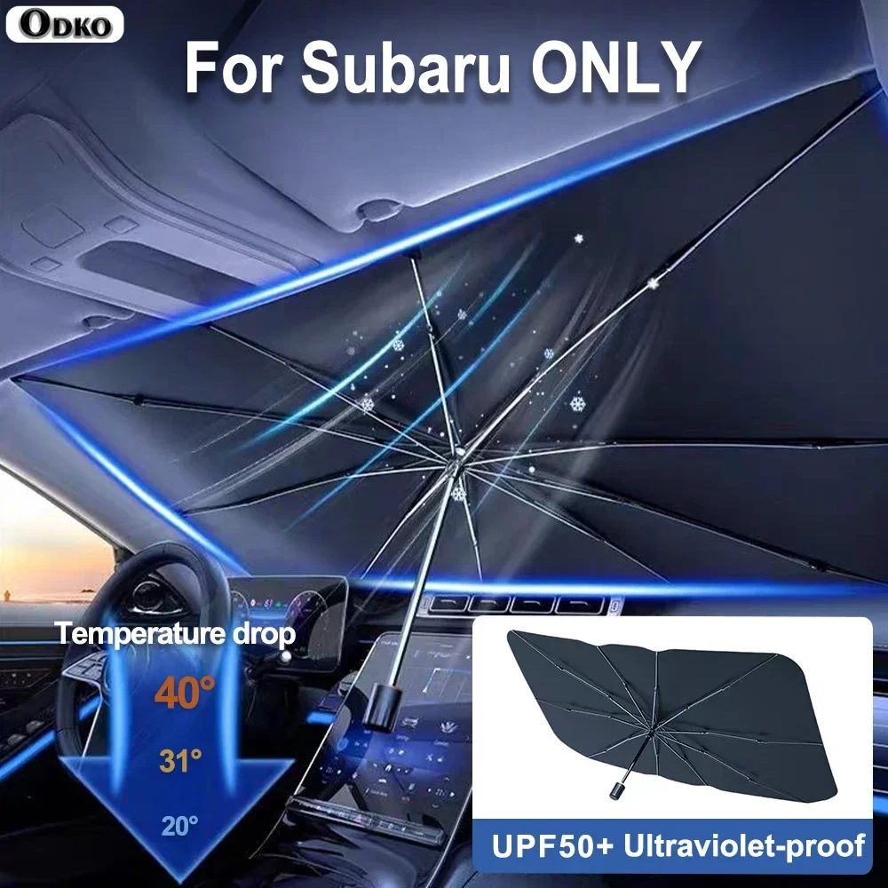 For Subaru Legacy Impreza Forester XV Trezia BRZ Wrx Levorg Outback Car Windshield Sunshades Front Shading Umbrella