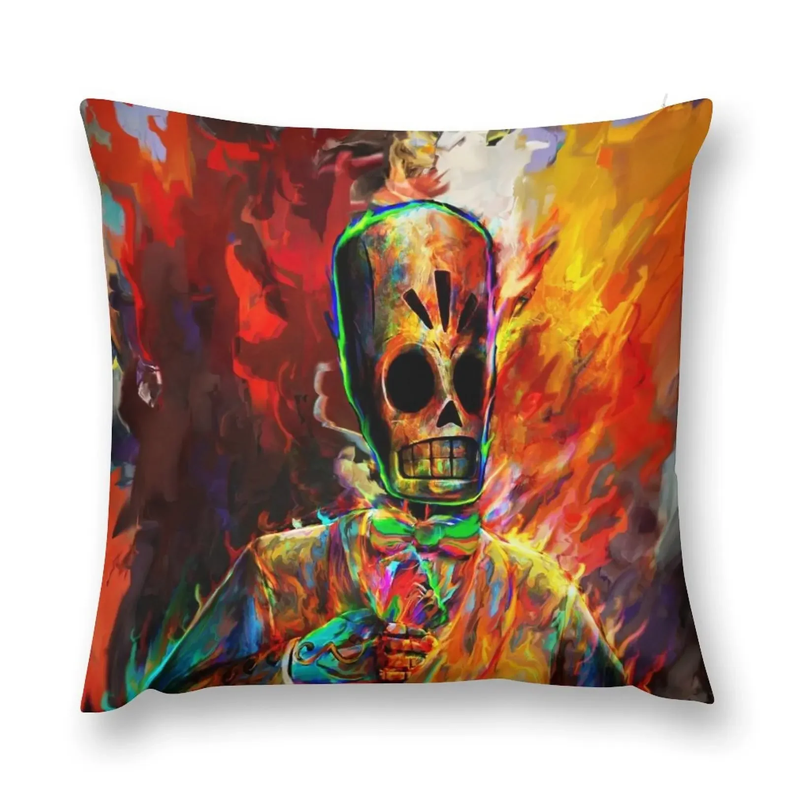 grim fandango Throw Pillow christmas cushions covers Cushion Cover Luxury pillow