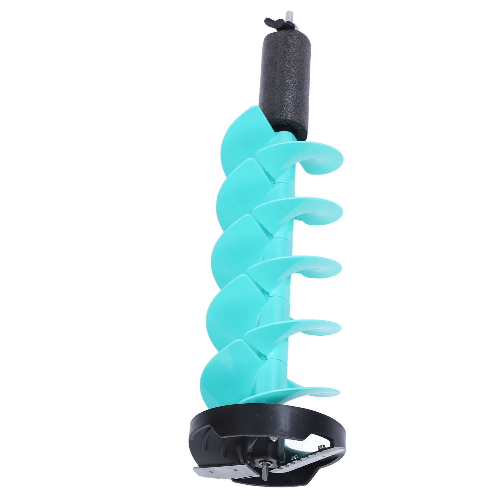 28.7 In Ice Auger Drill Bit 8 Inch Diameter 28.7 Inch Length Floatable Carbide Nylon Ice Fishing Drill Bit