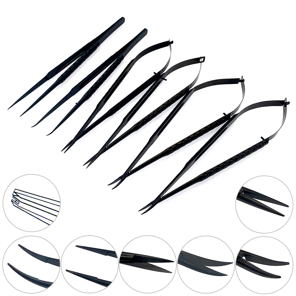 Micro Scissors Needle Holder Forceps Orthopedic  Neurosurgery Microsurgical Instruments