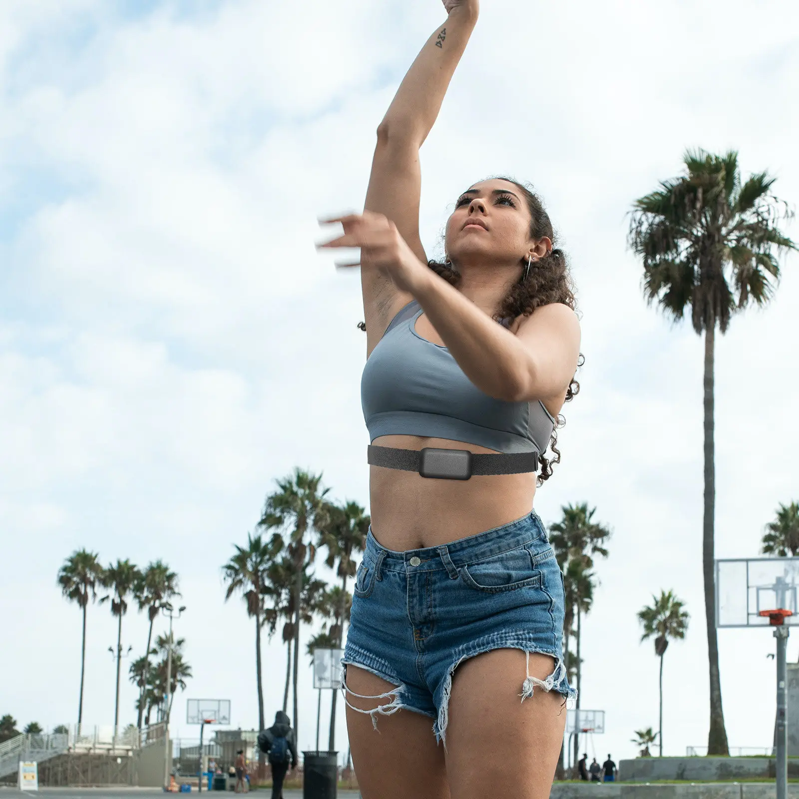 

Sports Heart Rate Chest Strap Soft Nylon Elastic Band for Running Cycling Fitness Accurate Heart Rate Monitor Chest Strap