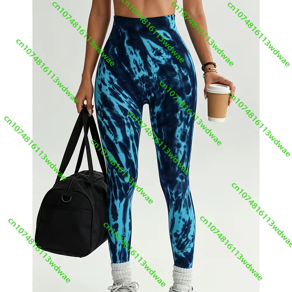 Yoga Women's Sports Pants High Waisted Peach Hip Yoga Pants Quick Drying Tights High Stretch Sports Running Cycling Leggings