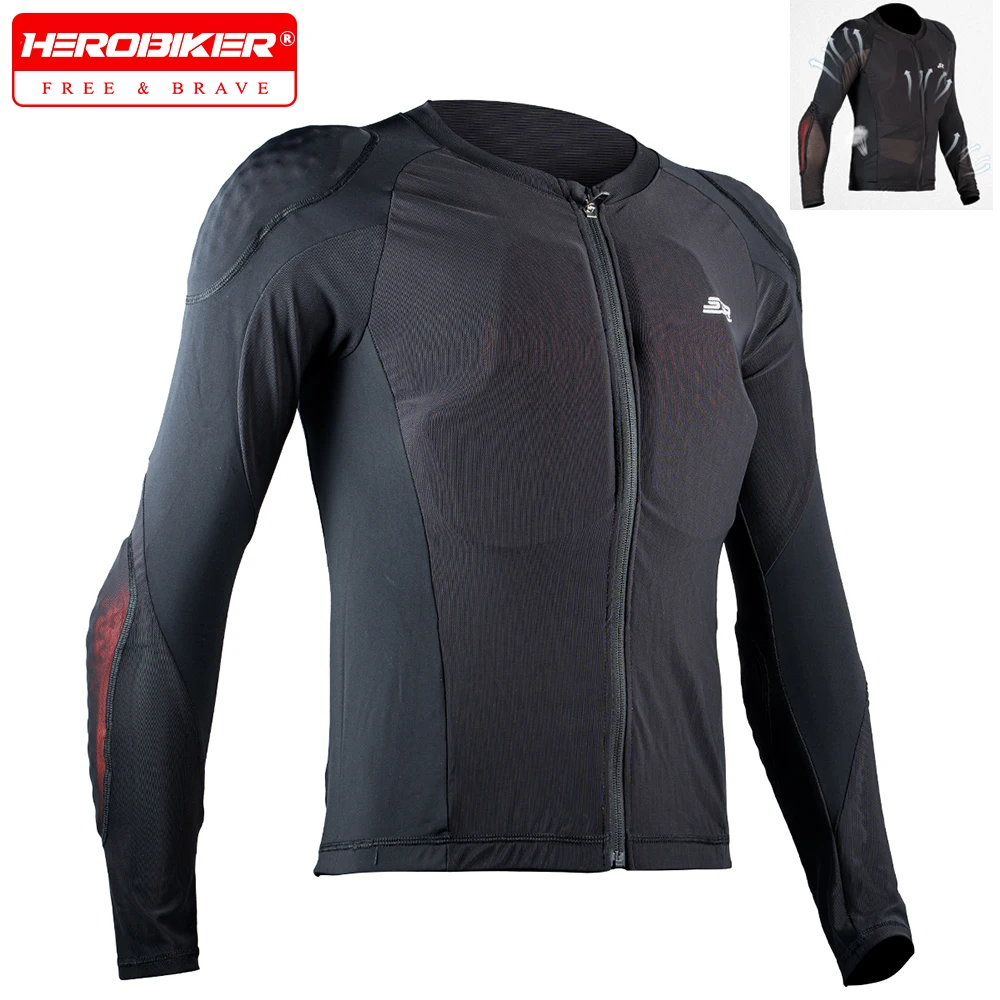 

Summer Breathable Motorcycle Armor Protection Moto Body Armor Soft Sportswear Racing Equipment Motorbike Protective Gear 7pcs