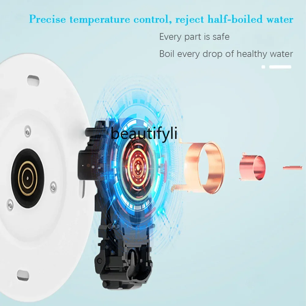 Asmt42 大容量電気ケトル 自動停電対応 電気ケトル ステンレス製 家庭用ケトル 2L
