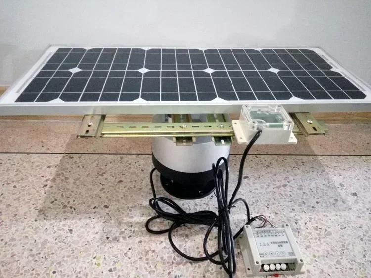 Controlador de rastreamento solar de eixo duplo/módulo de controle/sistema de rastreamento solar
