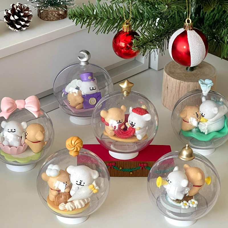 

Мальтийская линия щенок, маленькая подарочная серия, слепая коробка, милый мультяшный щенок, аниме-фигурка, кукла, загадочная коробка, настольный орнамент, модель игрушки в подарок