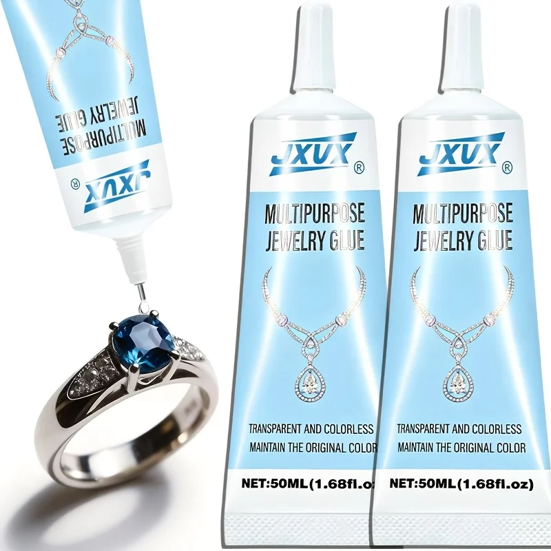 B7000 Jewelry Glue 50ML/1.68 fl oz Professional Grade Precise Applicator B-7000Strong Instant Bond Non-Yellowing & Dries Clear