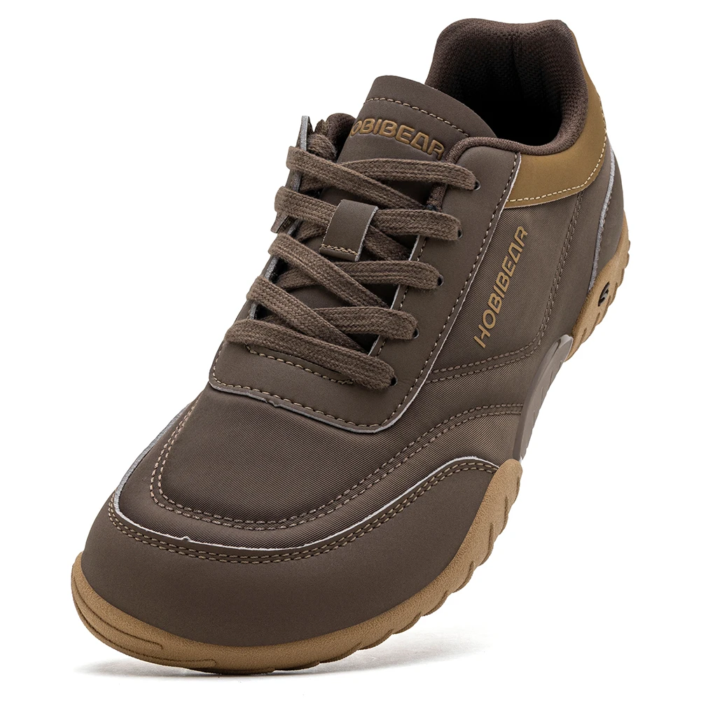 HOBIBEAR Unisex Wanderschuhe mit Breiter Passform Outdoor Cross-Training Schuhe mit Klettverschluss Minimalistische Barfuß-Sneaker – Detail 3