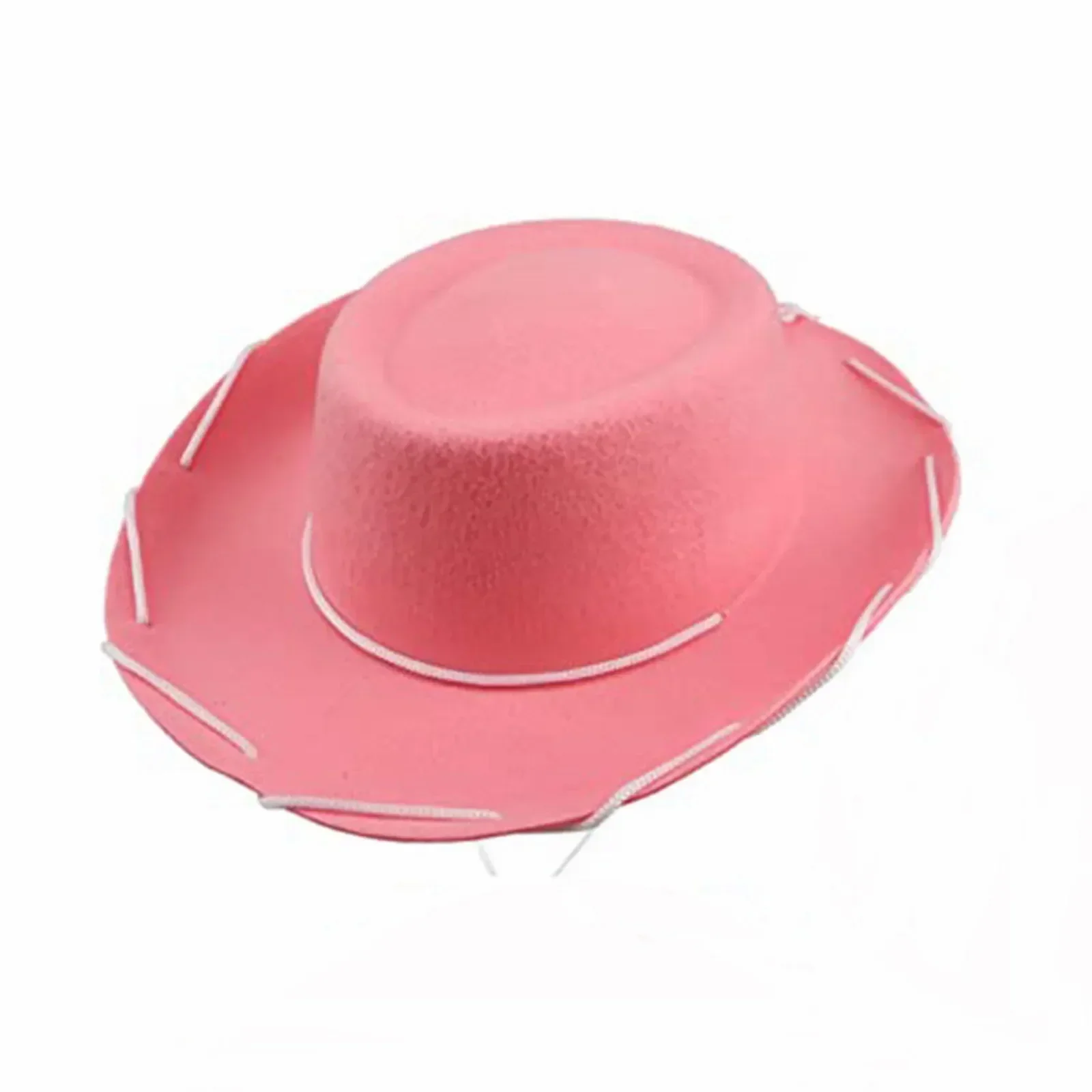 Solid West Cowboy Hat Casual Party Vintage Cosplay Tool Hat Summer Outdoor Grassland Baseball Sun Hat Fashion 모자