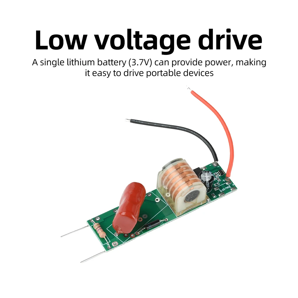 DC 3,7 V auf 5000 V/3000 V Step-Up-Modul, Puls-Lichtbogen-Hochspannungsplatine für DIY Elektrische Mückenklatsche – Detail 3