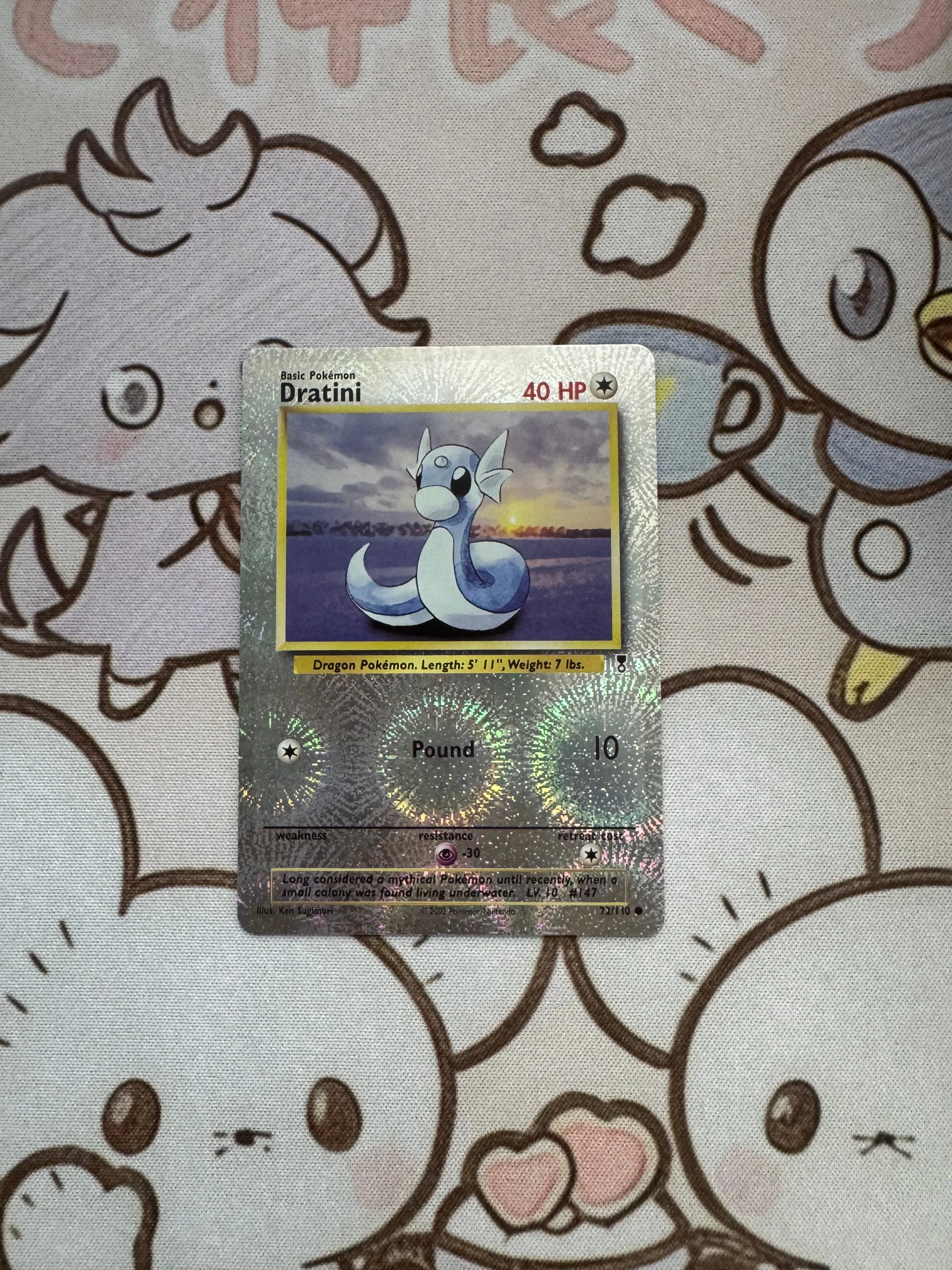 9 sheets/set RetroNostalgicPokémonCards:Venusaur, Rapidash,Magikarp,Dratini,Meowth, Ghastly -DIY Replica Collector'sTrading view 5
