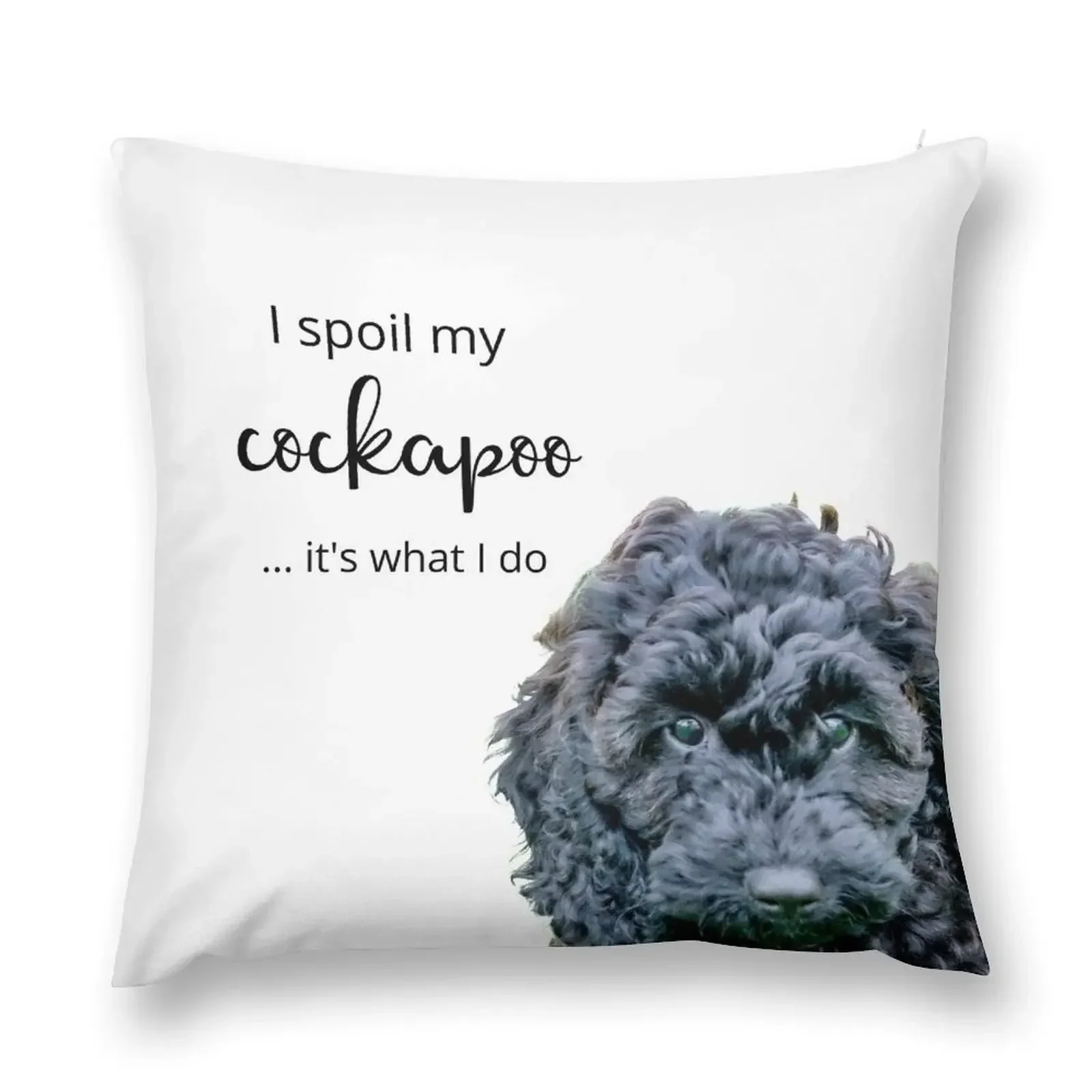 

I spoil my Cockapoo Throw Pillow bed pillows luxury sofa pillows Christmas Covers For Cushions pillow