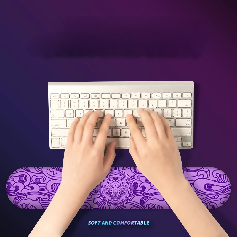Mechanical Keyboard Hand Rest with Silicone Wrist Support Pad for  FPS Gaming Non-Slip 3D Design Ideal for Home and Office Use