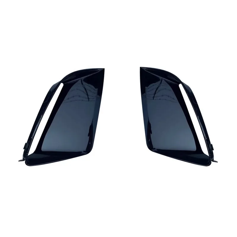 Suitable for Audi A6 C7 A7 Bumper Out of Trend Bright Black Trim Modified RS6 RS7 Fog Light Grille Frame Style