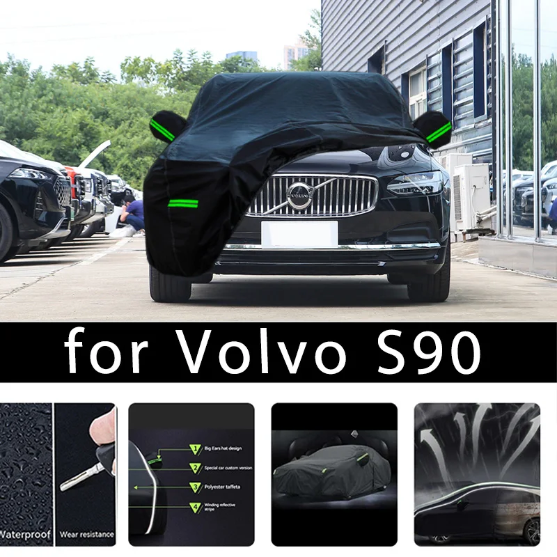 

For Volvo S90 car protective cover Auto paint protection Sunscreen heat-insulating waterproof car clothing Car film