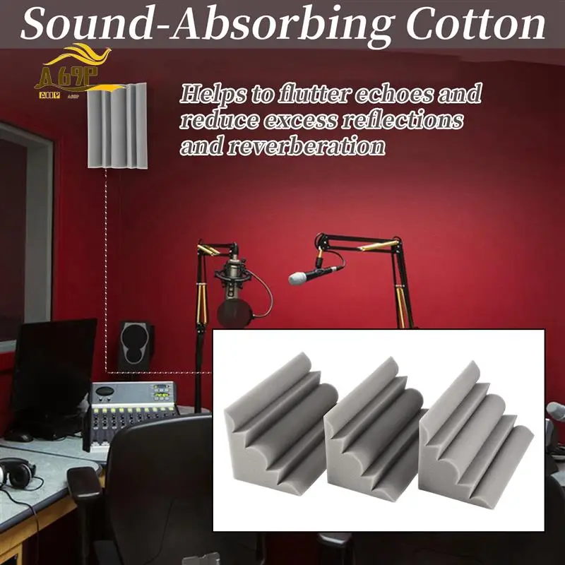 

A69P-Absorption Foam Home Theatre Corner Sound Insulation Cotton Acoustic Foam Tiles Panels