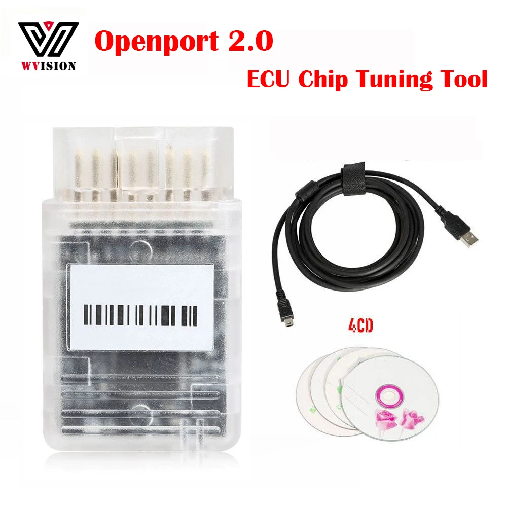 

Newest Openport 2.0 ECU Chip Tuning Tool Full Chip Open Port ECU Flash OBD2 Connector For Mercedes For Benz Multi-Brand Cars