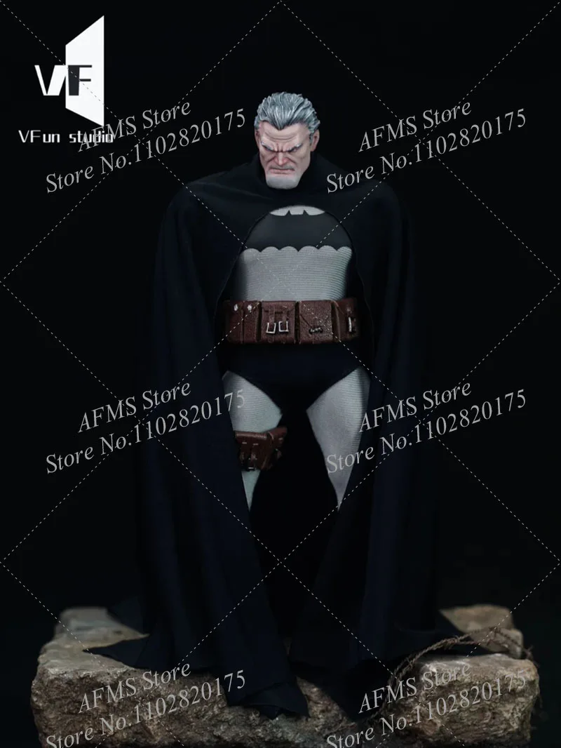 1/12 الرجال الجندي الخفافيش بطل حزام جلد طبيعي الساق معلقة معدات القتال الملحقات صالح 6 بوصة Mezco عمل الشكل الجسم