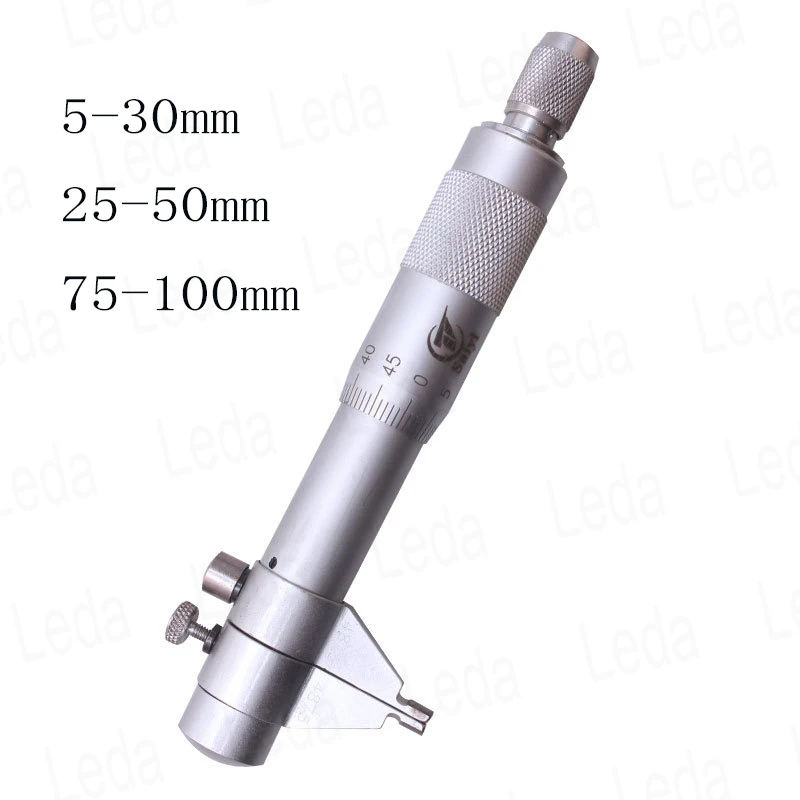 5-30mm Diameter Thread Micrometer Measuring Tool Micrometric Gauge For Measurement Lndoor Micrometer Lnternal Diameter Meter