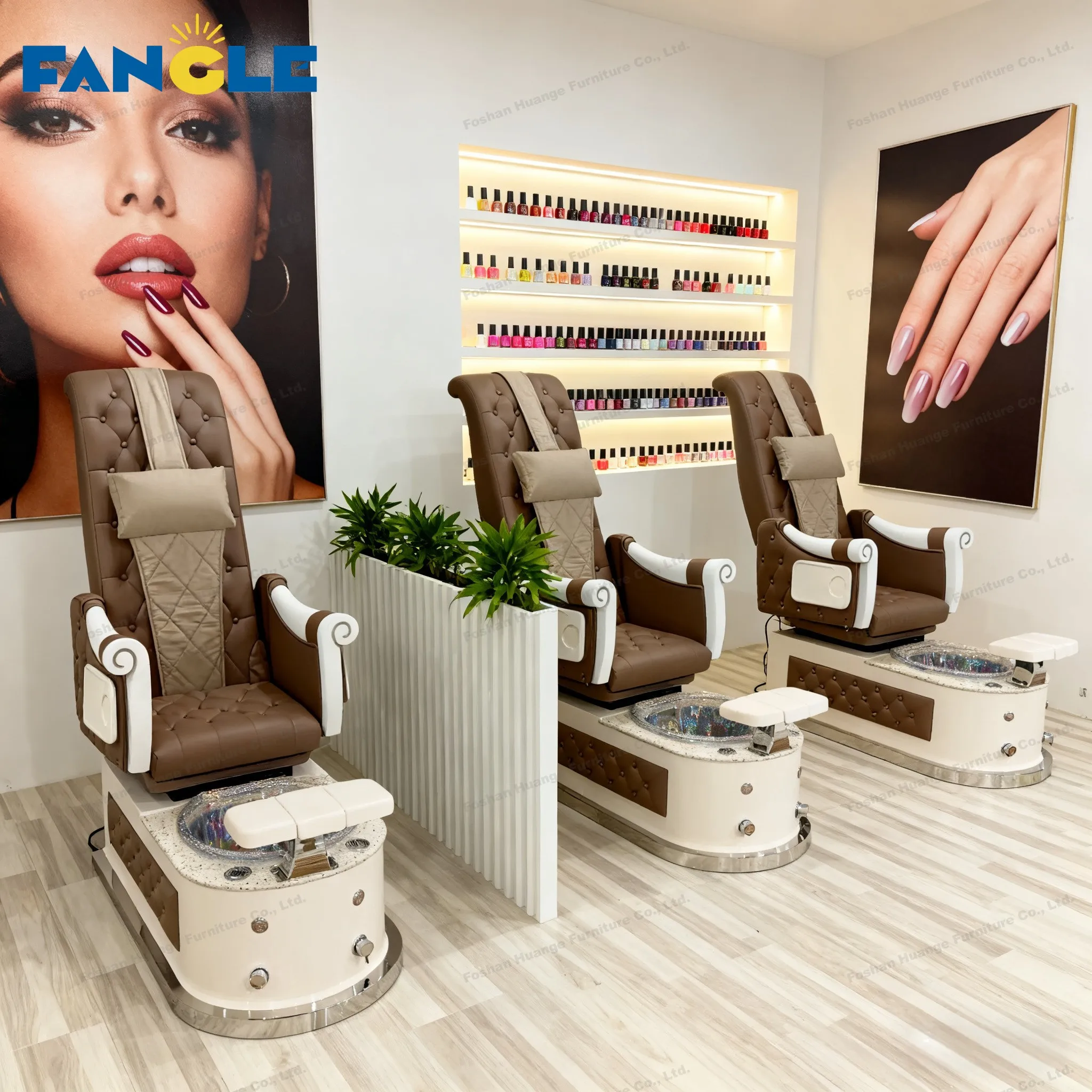 Luxury Pedicure Chairs Manicure Foot Spa Massage Cheap White Royal Pedicure Chair Foot Massage Chair Without Pipes