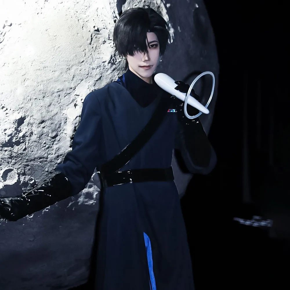 Alien Stage Anime Ivan Cosplay Black Sorrow Cosplay Wig Role Playing Party Pants Belt Halloween Costume Outfit prop